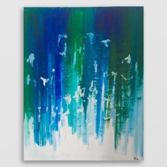 Abstrakte Kunst - Blue mood