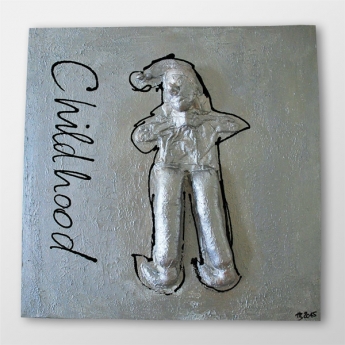 Abstrakte Kunst - Childhood Heroes 1