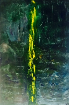 Abstrakte Kunst - Deep blue something